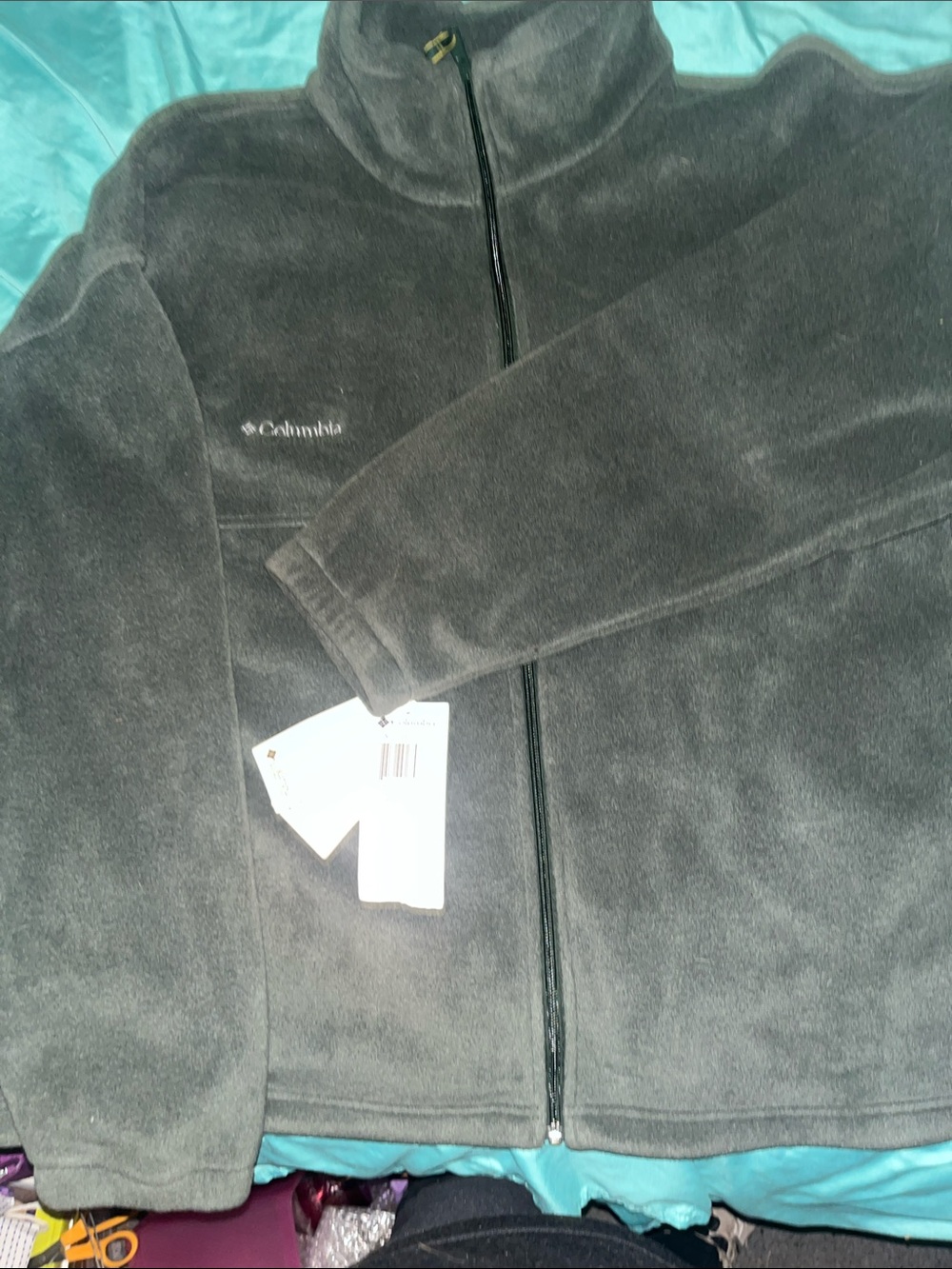 Columbia Men's olive greenFull-Zip Fleece Jacket